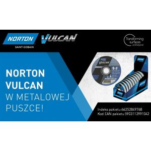 Norton DISC.VULCAN 125 x 1.0 /10pcs. METAL/RVS BOX