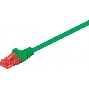 goobay Wentronic CAT 6 Patch Cable, U/UTP, groen, 1 m - CCA coppergemisch (68440)