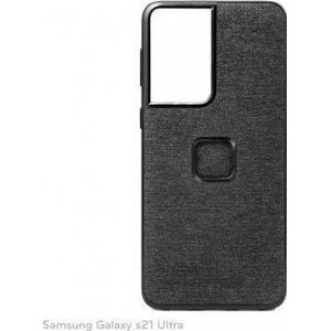 Peak Design mobiel Etui Everyday Case Fabric Samsung Galaxy S21 Ultra - grafiet