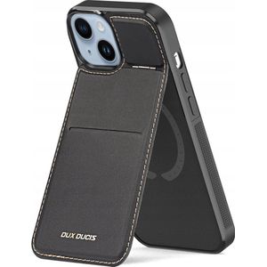 Dux Ducis Etui portemonnee Dux Ducis Rafi Mag met podstawką 3 in 1 voor iPhone 15 met MagSafe en blokkade RFID - zwart