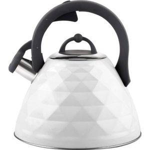 Berretti - waterkoker tradycyjny Rosa - 3 L - wit - indukcja - gaz - BR-7610