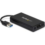 StarTech USB 3.0 naar 4K DisplayPort externe Multi-Monitor grafische videoadapter – DisplayLink gecertificeerd – Ultra HD 4K