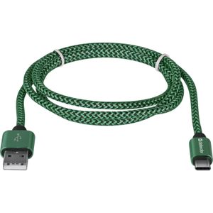 Defender Kabel USB USB-A - USB-C 1 m groen (87816)