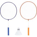 NILS Extreme NILS NRZ052 STAAL badminton set 2 rackets + darts Junior