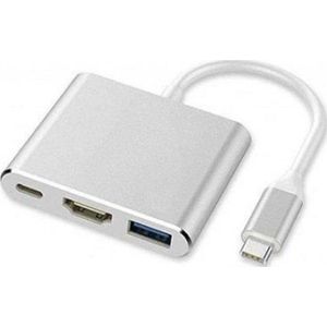 Adapter USB PRZEJŚCIE met USB type C NA HDMI 4K USB PD TV TABLET