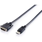 Equip 119336 video kabel adapter 2 m DisplayPort DVI-D Zwart