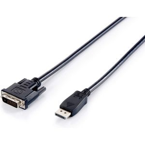 Equip 119336 video kabel adapter 2 m DisplayPort DVI-D Zwart