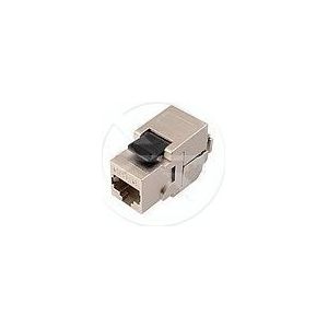 SOLARIX Keystone CAT6 STP RJ45 zwart samogwintująca (SXKJ-6-STP-BK-SA)