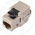 SOLARIX Keystone CAT6 STP RJ45 zwart samogwintująca (SXKJ-6-STP-BK-SA)