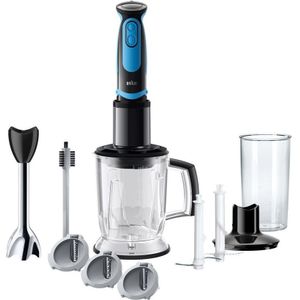 Braun MQ5264BKBL MultiQuick 5 Vario Fit Staafmixer Zwart/Blauw