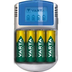 VARTA AA/AAA batterij lader - USB - LCD - incl. 4x AA 2500 mAh