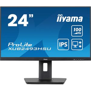 iiyama XUB2493HSU-B7 computer monitor 60,5 cm (23.8 inch) 1920 x 1080 Pixels Full HD LED Zwart