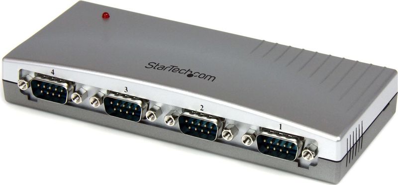 StarTech 4 poorts USB naar RS232 seriële DB9 adapter hub