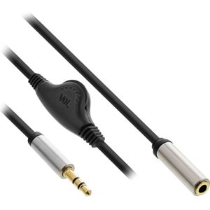 InLine 99253B audio kabel 0,25 m 3.5mm Zwart