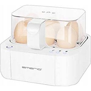Emerio Eierkoker,6 eieren,licht/e stemindicator - Eierkoker - Wit