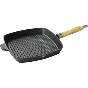 KingHoff koekenpan grill gietijzer 26cm