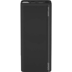 Savio Powerbank 20000 mAh, zwart BA-05