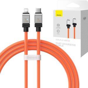 Baseus Fast Charging cable USB-C to Coolplay Series 1m, 20W (oranje)