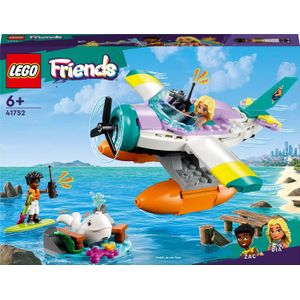 LEGO Friends Reddingsvliegtuig op zee Vliegtuig Speelgoed en Dieren Figuren Set - 41752