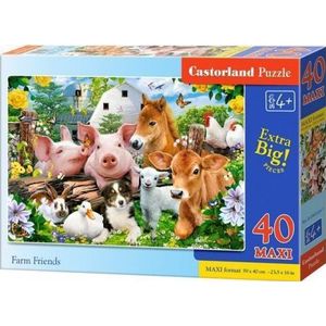 Castorland puzzel 40 maxi - Farm Friends CASTOR