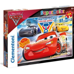 Clementoni Cars 3 Legpuzzel 104 stuk(s) Stripfiguren