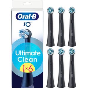 Oral-B Replaceable toothbrush heads | iO UltimateClean | Heads | voor adults | Number of brush heads included 6 | zwart