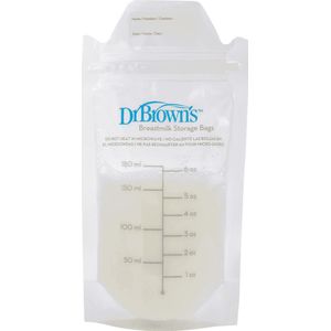 Dr Browns borstvoeding bewaarzakjes 180 ml 25 stuks