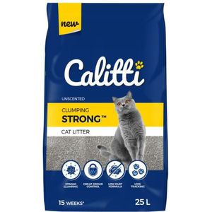 Calitti Strong klontvormende kattenbakvulling voor een kat 25l