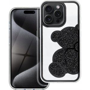 tas TEDDY BEAR voor IPHONE 16e (SE 4 2025) zwart
