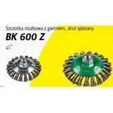 Klingspor K.borstel STOŻKOWA 100mm M14 BK600Z draad SKRĘCANY