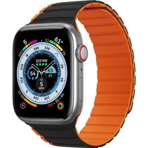 Dux Ducis band magnetisch Dux Ducis Strap (LD Version) Apple Watch 4/5/6/7/SE/8 40/41mm zwart-oranje