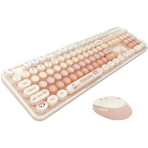 MOFII MOFII Sweet New 2.4G draadloos Keyboard + Mouse Set (oranje)