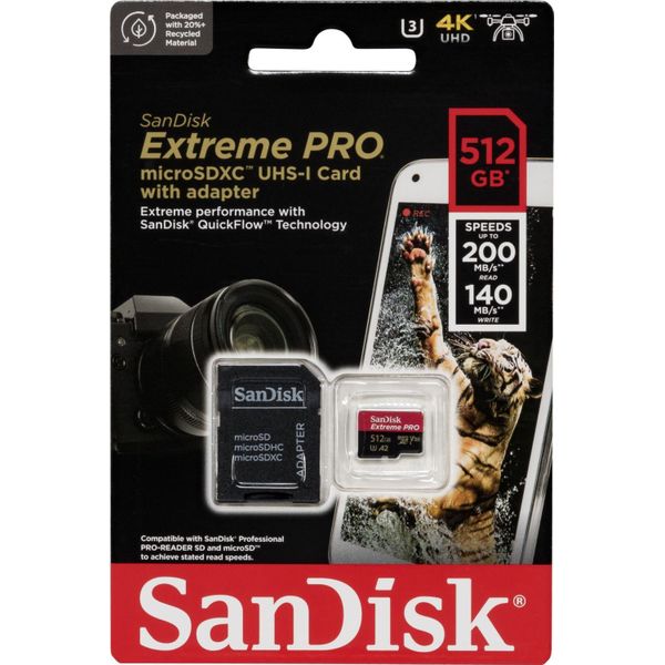 512 GB - Sandisk - Goedkope geheugenkaarten kopen op beslist.nl