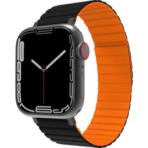 Jcpal band FlexForm voor Apple Watch Band zwart/oranje (42/44/45mm)