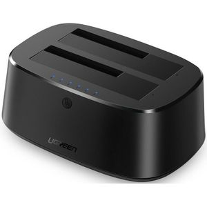 UGREEN 50857 behuizing voor opslagstations HDD-behuizing Zwart 2.5/3.5 inch