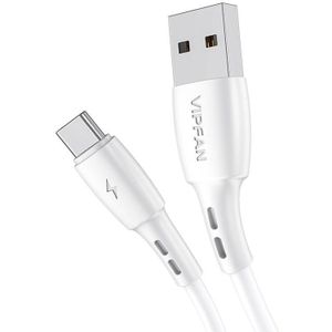 Vipfan USB to USB-C cable VFAN Racing X05, 3A, 3m (wit)