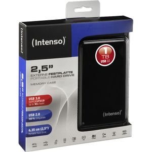 Intenso Memory Case 1TB 2,5 USB 3.0 zwart