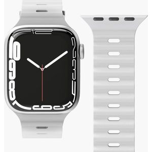 VONMÄHLEN Watchstrap voor Apple Ocean Band Case 2 Band One licht grijs (AWS00083)