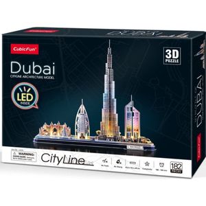 3D LED Puzzel Dubai (182 Stukjes)