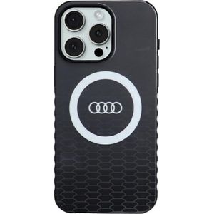 Audi IML Big Logo MagSafe Case iPhone 15 Pro Max 6.7 inch zwart/zwart hardcase AU-IMLMIP15PM-Q5/D2-BK