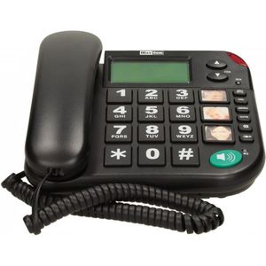 MaxCom KXT480 BB telefoon bedraad, zwart