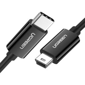 UGREEN Kabel USB USB-C - miniUSB 1 m zwart (UGR1134BLK)