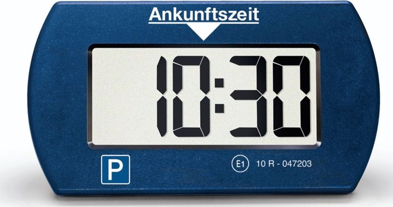 Needit Park Mini blauw elektr. parkeerschijf voor auto
