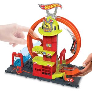 Mattel City Mega Looping Brandweerkazerne