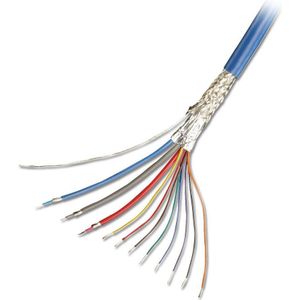 Lindy 37244 coax-kabel 100 m Blauw