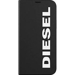 DIESEL BOOKLET CASE CORE IPHONE 12 / 12 PRO 6,1 zwart standaard