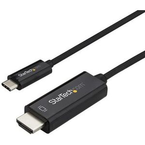 StarTech 2m USB C naar HDMI kabel 4K bij 60Hz zwart