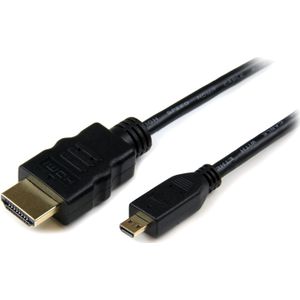 StarTech 1m High Speed HDMI Kabel met Ethernet HDMI naar HDMI Micro M/M
