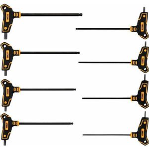 Vorel haakse sleutel IMBUS / HEX, met RĘKOJEŚCIĄ 8 stuks.