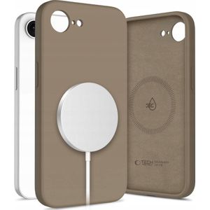 Tech-Protect LIQUID SILICONE MAGSAFE IPHONE 16E CHOCOLATE bruin